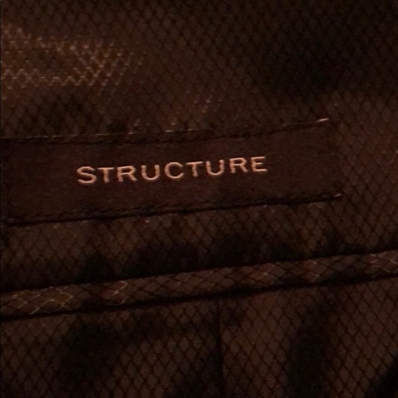 Men’s Structure two piece suit and red dress shirt - Picture 5 of 8